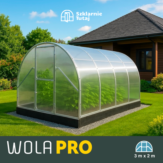 Szklarnia ogrodowa WOLA PRO
